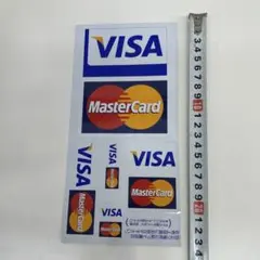 VISA マスターカード　ステッカー　正規品