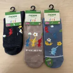☆ピクミン 靴下3足セット 23㎝〜25㎝☆