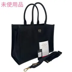 【未使用】COCOCELUX GOLD トートバッグブラック ポコノナイロン