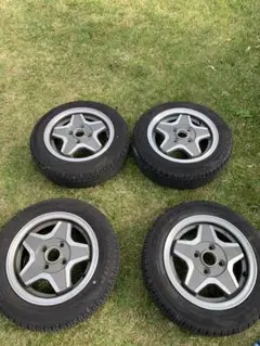 13インチ ホイール 4本セット バリ溝 旧車