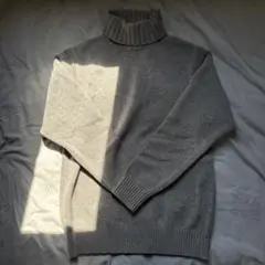 tomorrowland tricotタートルネック　チャコールグレー