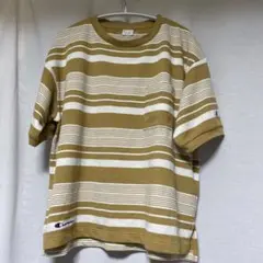 Champion Women's L ストライプ 半袖Tシャツ サイズL〜XL