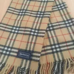 【美品】BURBERRYS バーバリー 大判ストール ノバチェック ホース刺繍
