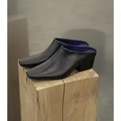todayful　Squaretoe Leather Sabot 38