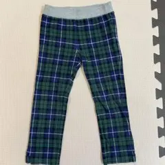 ミキハウス　チェック柄ロングパンツ