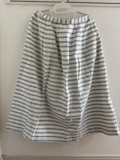 ユニクロ　スカート　ボーダー　イネスコラボ
