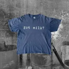 got milk? ラッセル　フェード　Tシャツ Y2K 短丈ボックス