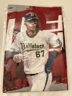 オリックス・バファローズ 中川圭太 67 コロチャレ B賞 フェイスタオル