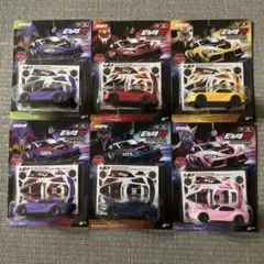 エヴァンゲリオン ミニカー 全6種 コンプリート ダイソー
