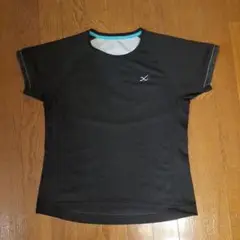 ブラック Tシャツ Lサイズ 背面ストライプデザイン