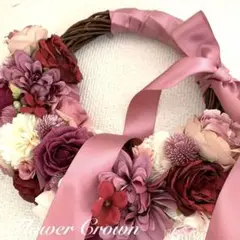1名様No.101 結婚式☆リースブーケ 前撮り アーティフィシャルフラワー