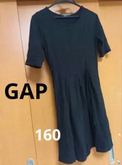 GAP 黒 半袖ワンピース 160