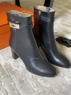 HERMES エルメス サンジェルマン ショート ブーツ39金具ゴールド