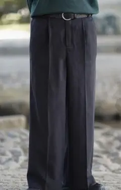 molk ブラック ワイドパンツ　Ｌ