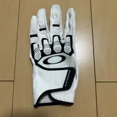 左手　2点セット　21cm OAKLEY ゴルフグローブ ホワイト　オークリー