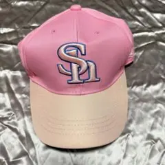 ソフトバンクホークス ピンクフルデー キャップ