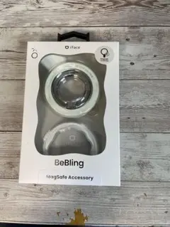新品未開封iface BeBlingバンカーリング　ホワイトオーロラ