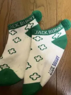 JACK BUNNY クローバー柄ソックス