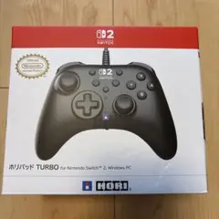 Switch2/PC用 ホリパッドTURBO ブラック HORI
