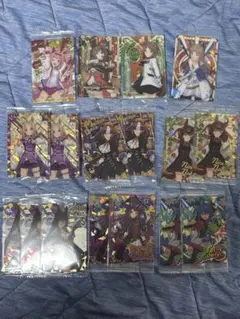 バラ売り可　ウマ娘ウエハース　キャラクターカード（勝負服）　17枚まとめ売り