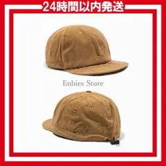 C085 ライダース 帽子 キャップ つば　短め　短いアンパイア　茶色 B9u