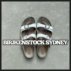 希少 BIRIKENSTOCK SYDNEY サンダル レザー 白 42 27㎝