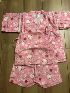ハローキティ 甚平 ピンク 95cm以下