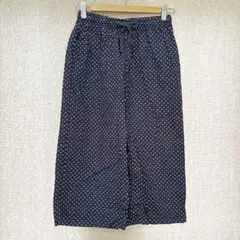 美品✦UNIQLO カマワヌコットンリラコパンツ M ネイビー ステテコ