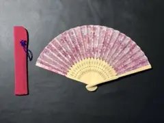扇子 せんす 21cm 布扇子 桜 着物 浴衣 和装小物 和洋折衷