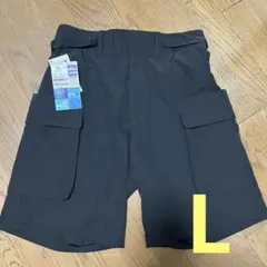 ワークマン エックスブースターⅡショートカーゴパンツ L 黒