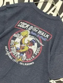 ★Cock O' the Walk /Tシャツ ダークブルー/Lサイズ