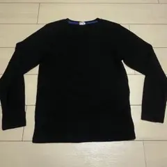 美品　ロンT メンス　長袖Tシャツ 黒　迷彩模様