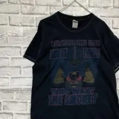 90sヴィンテージTシャツ！ブラック半袖古着M29