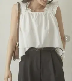 ACYM Frill shoulder flare タンク