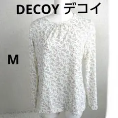 デコイ　長袖　チュニック　ブラウス コットン　M 長袖カットソー◆2-1-1