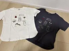 プティマイン　昆虫デザインTシャツ2枚セット