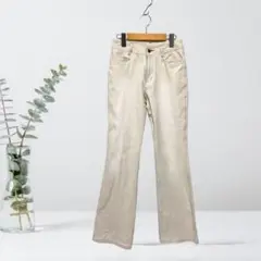 【ECOX】エコックス 美脚ストレッチパンツ ブーツカット S〜M相当 脚長