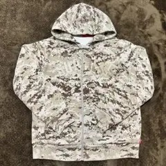 Supreme - Arc Logo Thermal Zip Up Sweats