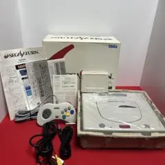 【極美品】希少 SEGA セガサターン HST-0019 ホワイト 箱付き