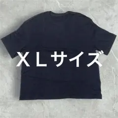 新品✨黒い半袖Tシャツ、ラウンドネック　体型カバー　無地Tシャツ