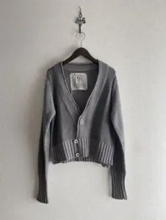 新品 gasa 綿ニットカーディガン ボレロ グレー native villge