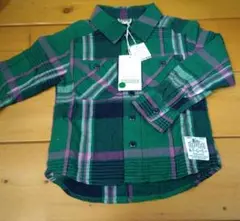 新品　チェックシャツ　キッズ　100