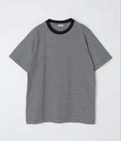 SHIPS ハイゲージ コットン ボーダー Tシャツ M