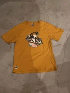 CHUMS ボートデザイン Tシャツ イエロー　サイズXL