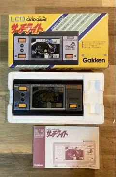 学研　チェッカーフラッグ　ゲームウォッチ　レトロ　箱説明書付き　本体欠品なし Yahoo!オークション -「サーチライト」(携帯型) (テレビゲーム