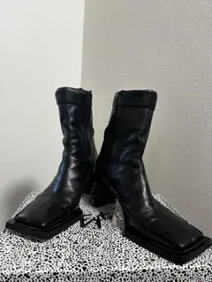 EYTYS] GAIA BOOTS ガイア レザーヒールブーツ 36