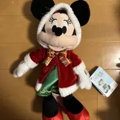 ミニーマウス クリスマスぬいぐるみ