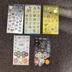 セブンイレブン ポケモンスタンプラリー シール 2008-2011 5セット