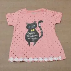 猫のイラスト 半袖 Tシャツ　サイズ130cm