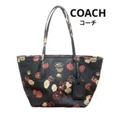 COACH コーチ アヴァ トートバッグ 限定モデル 花柄 レザー 馬車ロゴ